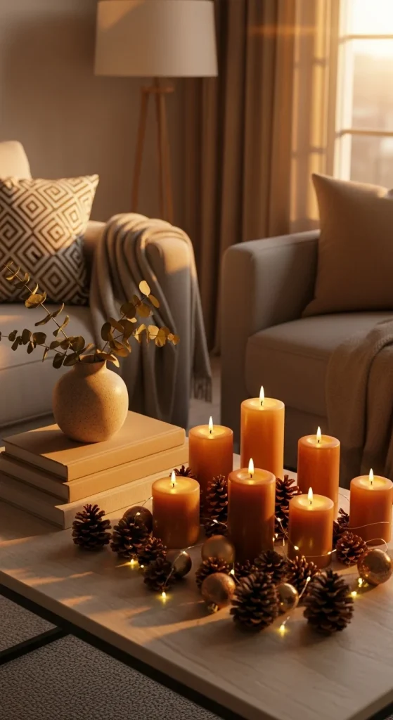 5. Sand & Caramel Holiday Tones