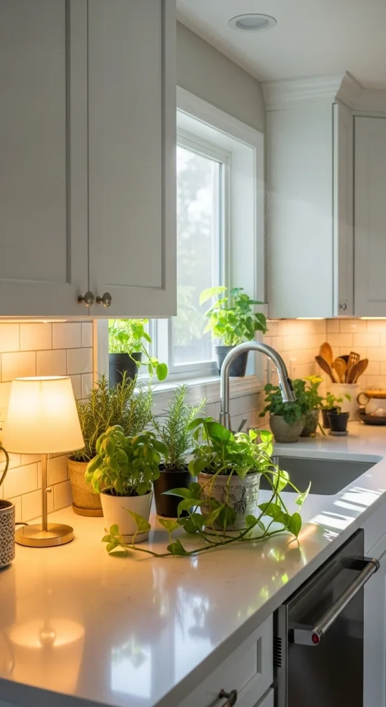 5. Use Greenery and Lighting to Add Life