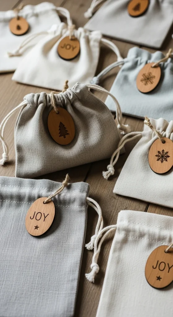 5. Use Reusable Fabric Gift Bags