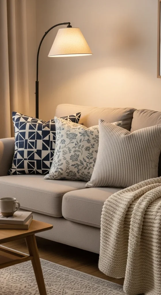 6. Mix Patterns and Colours Carefully