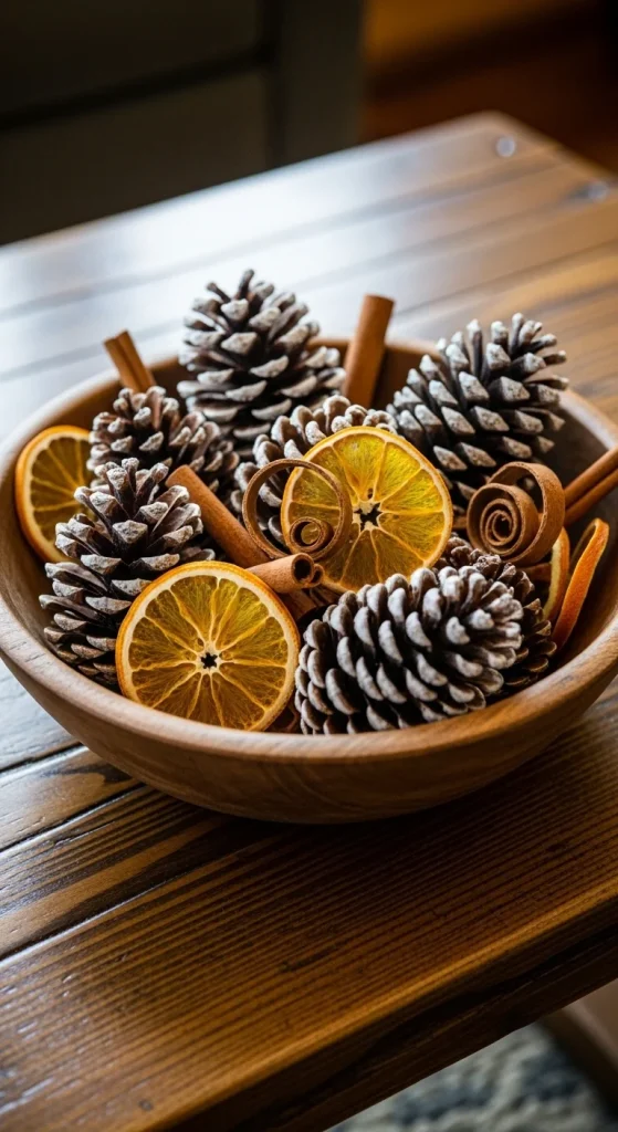 6. Pinecone Bowl Accent