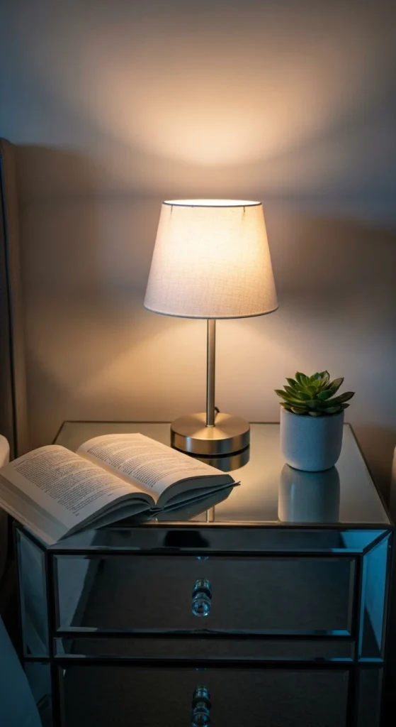 7. Experiment With Mirrored Furniture