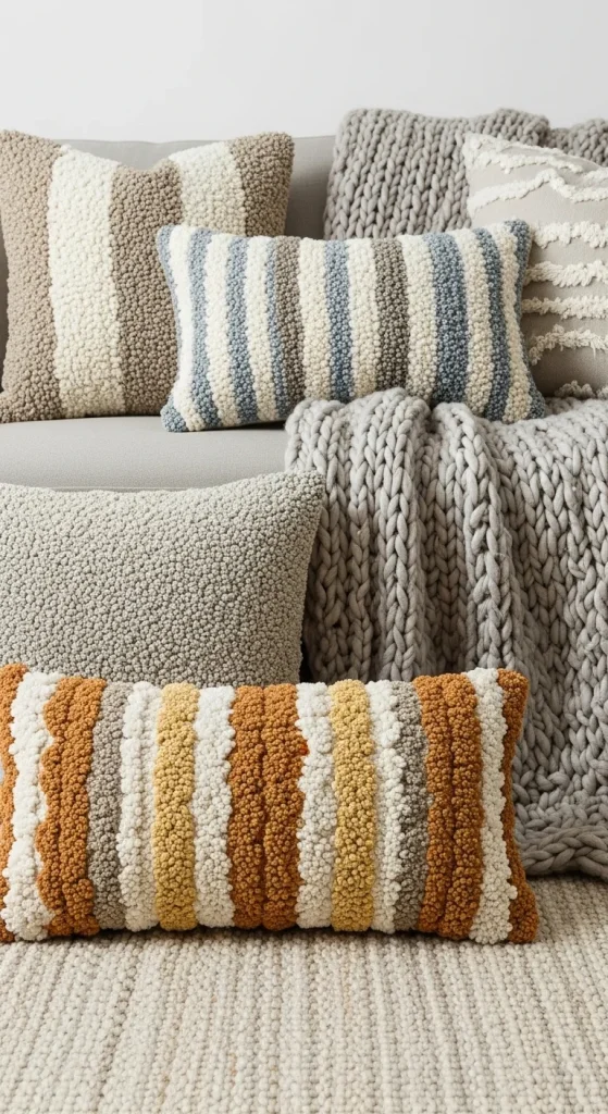 7. Incorporate Texture Through Soft Furnishings