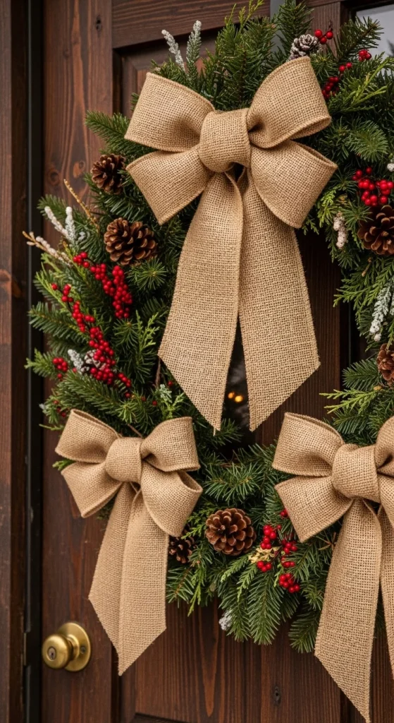 8. Handmade Burlap Bows