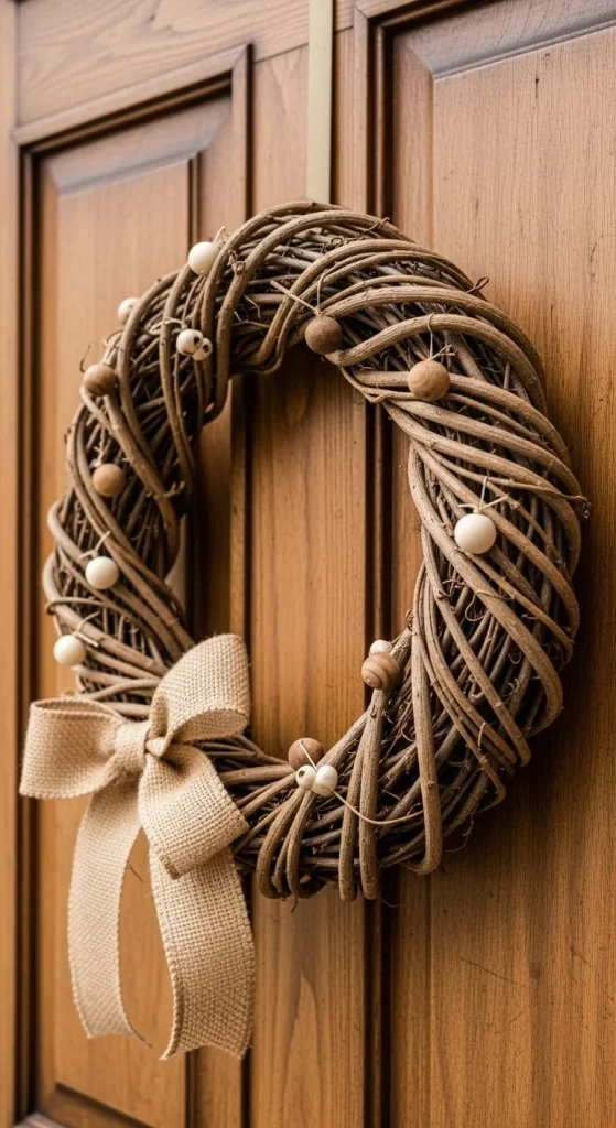 8. Rustic Grapevine Wreath