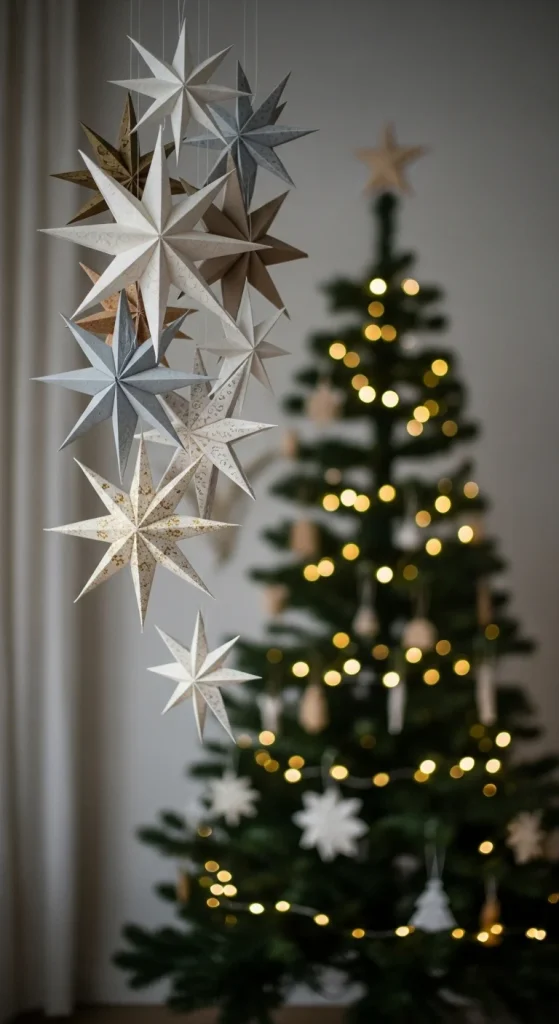 9. Decorate with Paper Stars