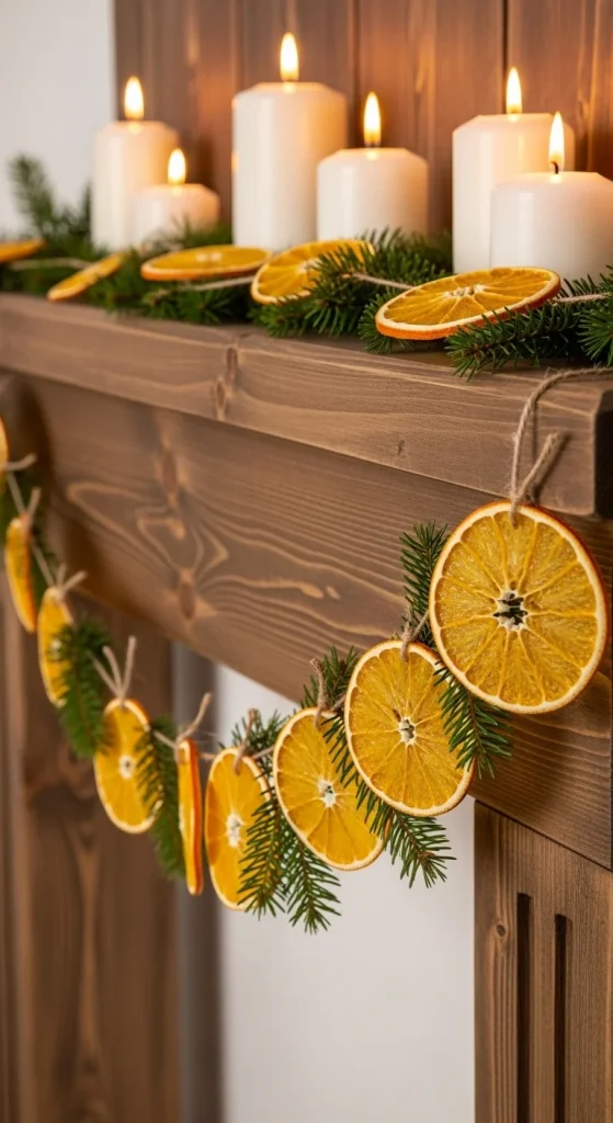 9. Dried Orange Garlands