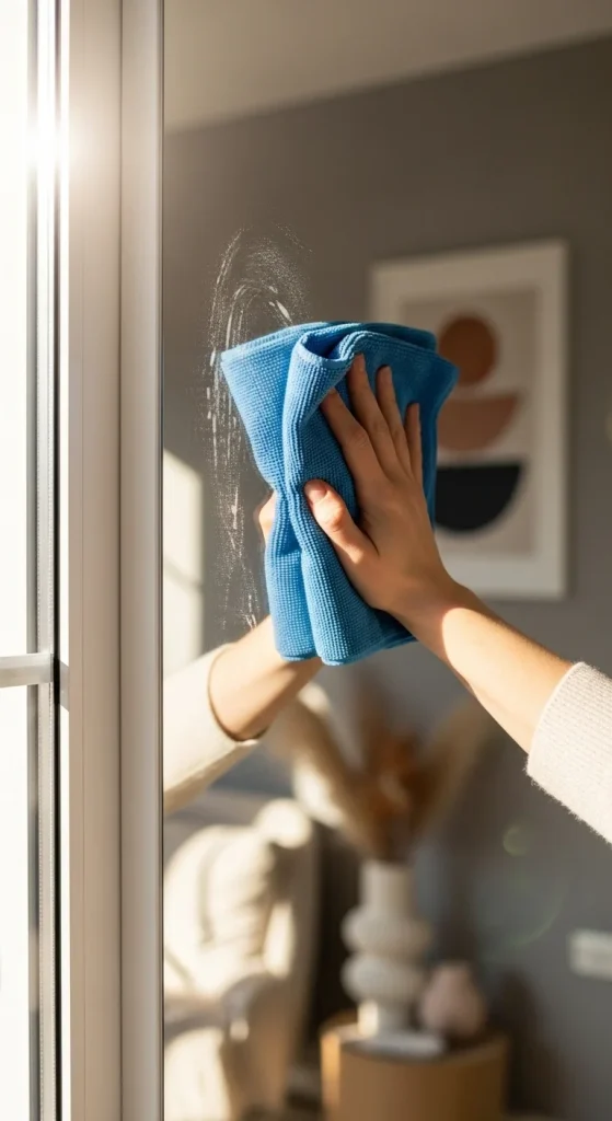 9. Final Touch Keep Mirrors Clean and Positioned at Eye Level