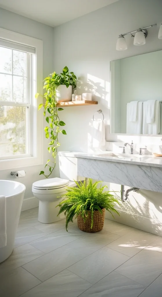 Bring in Greenery for a Fresh, Relaxing Atmosphere