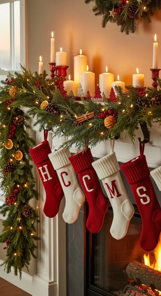 How to Decorate a Mantel for Christmas