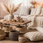 boho Christmas decor