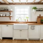 create a farmhouse kitchen