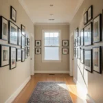 create a gallery hallway