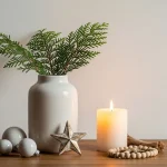 minimalist holiday decor