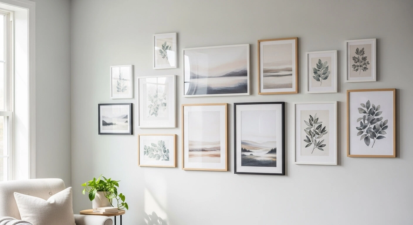 How to Create a Gallery Wall That Looks Balanced - Decor Disk